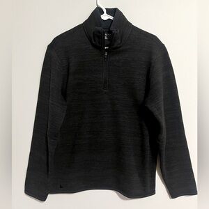 Untuckit Kezoh Quarter Zip black/gray pullover sweater sweatshirt. Men’s M
